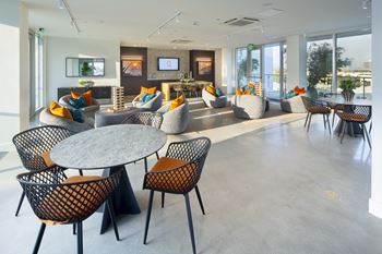 Lounge with tv